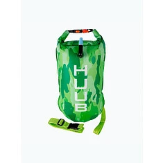 HUUB Буй опознавательный для плавания на открытой воде Safety Tow Float Lime Camo