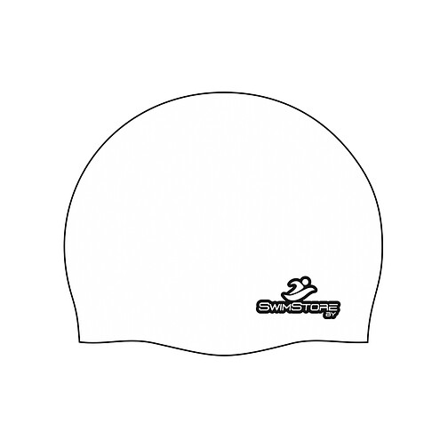 SwimStore Шапочка для плавания SMALL LOGO white