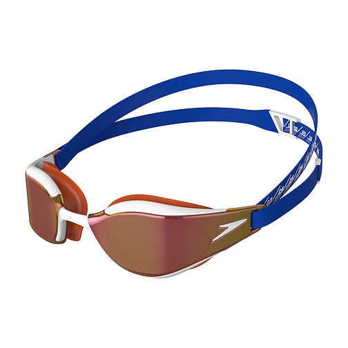 Speedo Очки для плавания Fastskin Hyper Elite Mirror Blue/Gold
