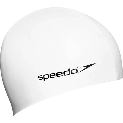 Speedo Шапочка для плавания Junior Plain Flat Silicone Cap White Speedo Шапочка для плавания Junior Plain Flat Silicone Cap White