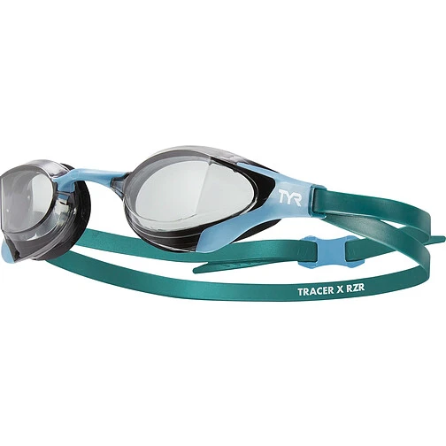 TYR Очки для плавания Tracer-X RZR Racing Smoke/Teal/Teal