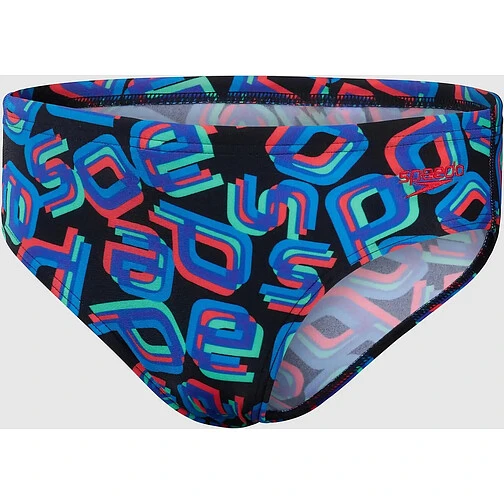 Speedo Плавки спортивные Boys' Digital 6.5cm Brief black/red