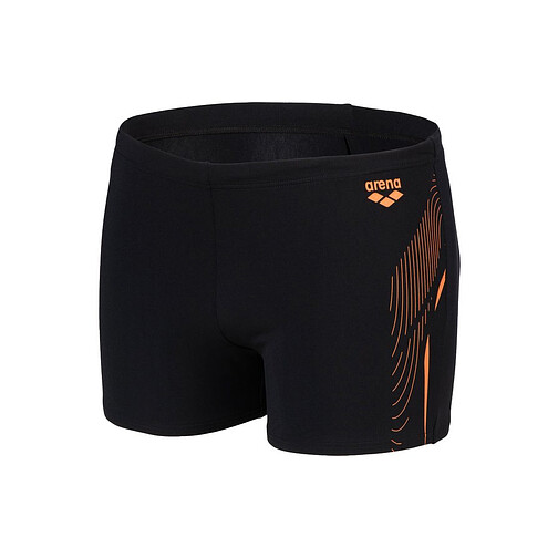 Arena Плавки спортивные SWIM SHORT GRAPHIC MAXLIFE ECO black-nespola