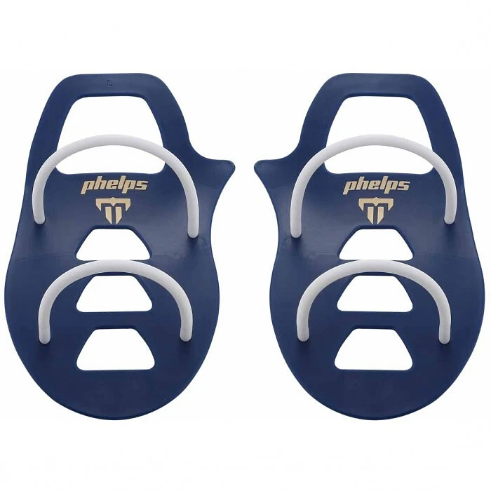 Phelps Лопатки для плавания Technique paddle Phelps blue/white