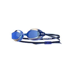 TYR Очки для плавания Women's Black Ops 140 EV Mirrored Racing Blue/Black