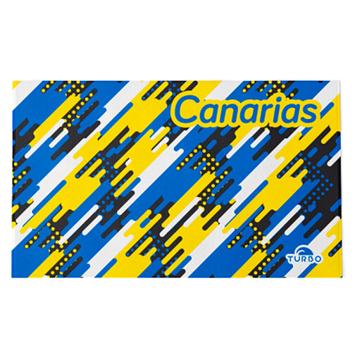 TURBO Полотенце из микрофибры TERRY MICROFIBRE (145 x100cm) CANARIAS FLAG 2020 yellow