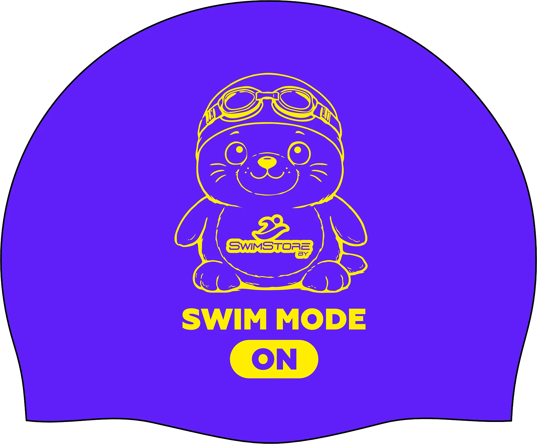 SwimStore Шапочка для плавания Seal purple/yellow