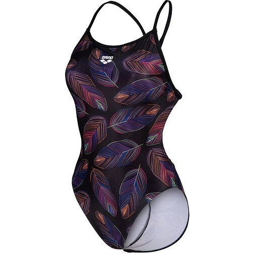 Arena Купальник ARENA FALLING LEAVES BOOSTER BACK black-black multi