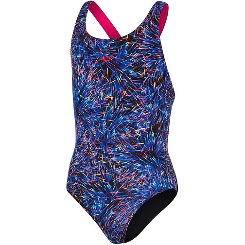 Speedo Купальник DIGITAL ALLOVER LEADERBACK black/blue Speedo Купальник DIGITAL ALLOVER LEADERBACK black/blue