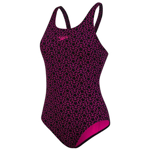 Speedo Купальник Boomstar Muscleback Swimsuit Black/Pink