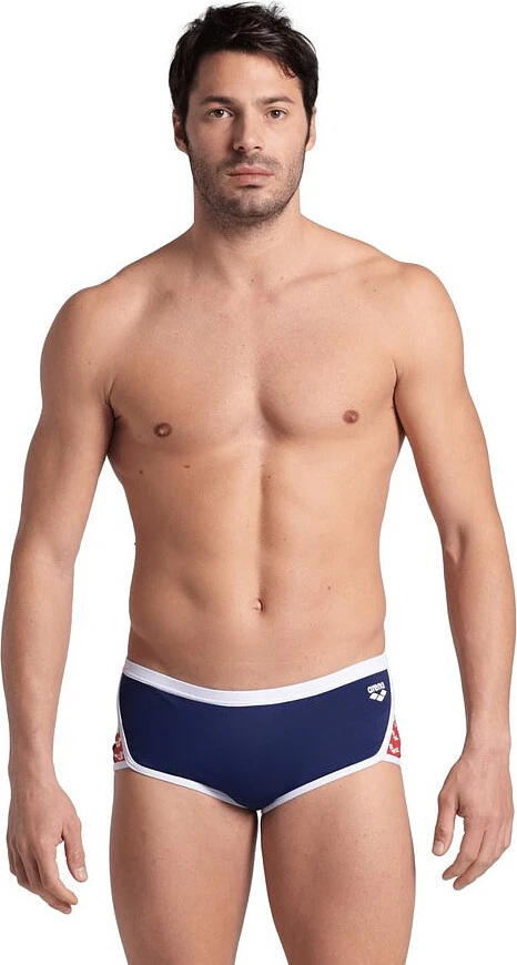 Arena Плавки ARENA ICONS SWIM LOW WAIST SHORT SOLID navy-white-red multi