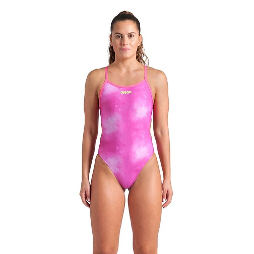 Arena Купальник CHALLENGE BACK ALLOVER S Pink Multi-S Pink