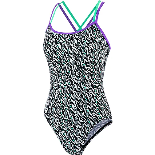 Speedo Купальник ElectricStripe Double Crossback Swimsuit Speedo Купальник ElectricStripe Double Crossback Swimsuit