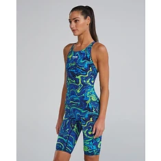TYR Гидрокостюм Thresher Hyperblitz Open Back Blue/Green