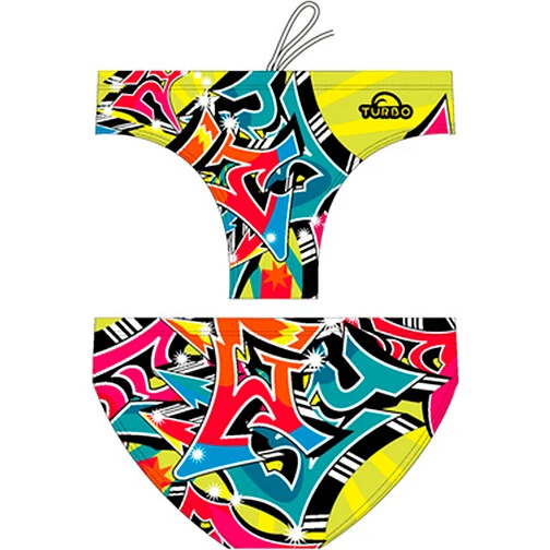 TURBO Плавки спортивные GRAFITY FLUOR print