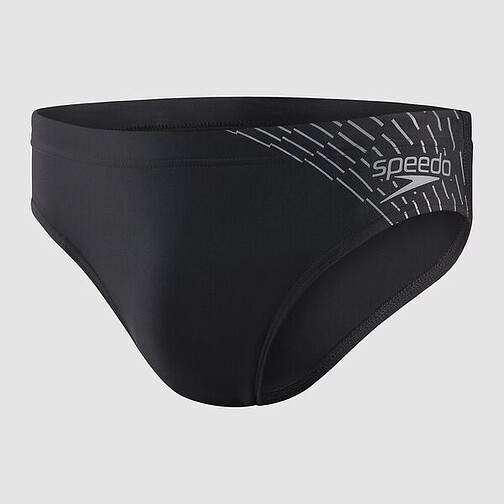 Speedo Плавки спортивные TECH LOGO 7CM BRIEF black/grey