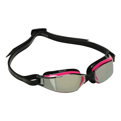 Phelps Очки для плавания XCEED Titanium Mirrored Pink/Black