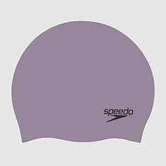 Speedo Шапочка для плавания Plain Moulded Silicone Cap Grey