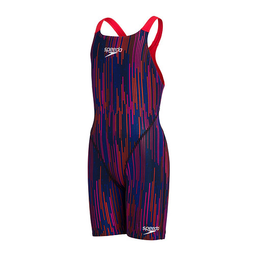 Speedo Гидрокостюм FASTSKIN JUNIOR ENDURANCE+ OPENBACK KNEESKIN Black/Red