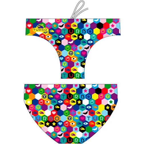 TURBO Плавки спортивные BOYS SUITS HEXA print