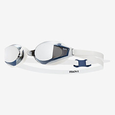 TYR Очки для плавания STEALTH-X MIRRORED silver/white