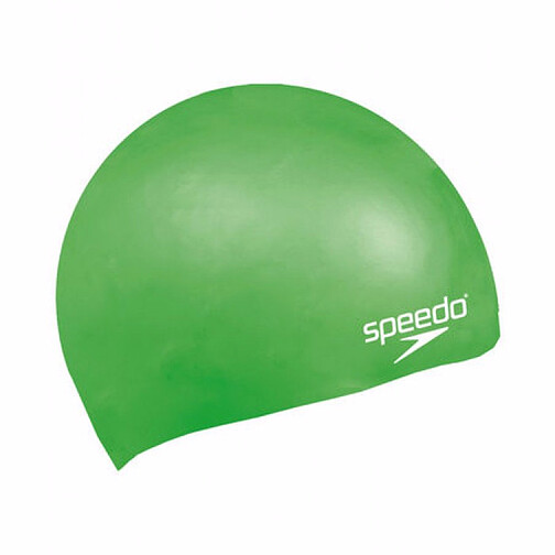 Speedo Шапочка для плавания Junior Plain Moulded Silicone Cap Green