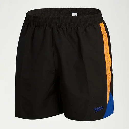 Speedo Шорты для плавания Hyper Boom Splice 16'' Swim Shorts Black/Yellow