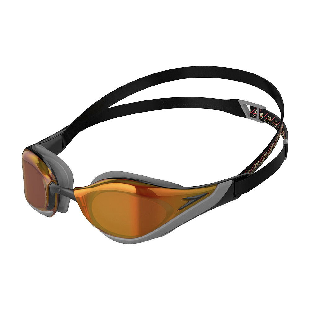 Speedo Очки для плавания Fastskin Pure Focus Mirror Black/Red