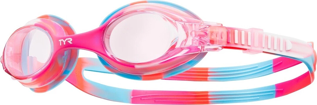 TYR Очки для плавания Swimple Tie-Dye Junior Pink/white