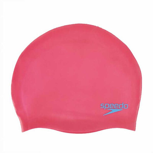 Speedo Шапочка для плавания Plain Moulded Silicone Cap JR pink