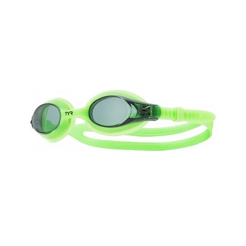 TYR Очки для плавания Swimple Junior Smoke/Fluo Green
