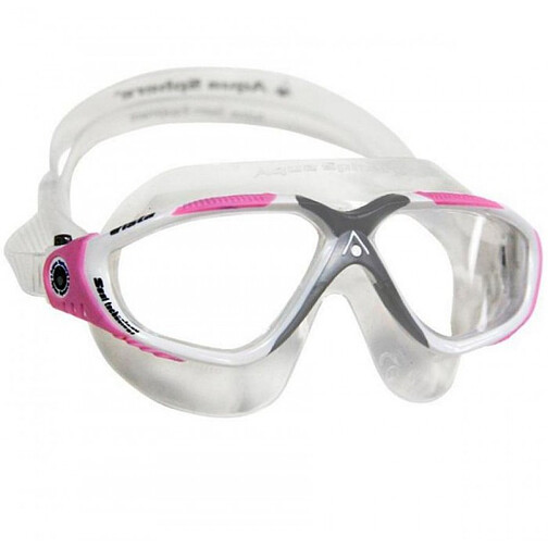 AquaSphere Очки-маска для плавания Vista LADY White/Pink