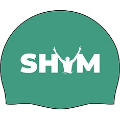 SHYM Шапочка для плавания Turquoise-White