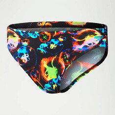 Speedo Плавки спортивные Boys' 6.5cm Digital Allover Brief BLACK/ORANGE