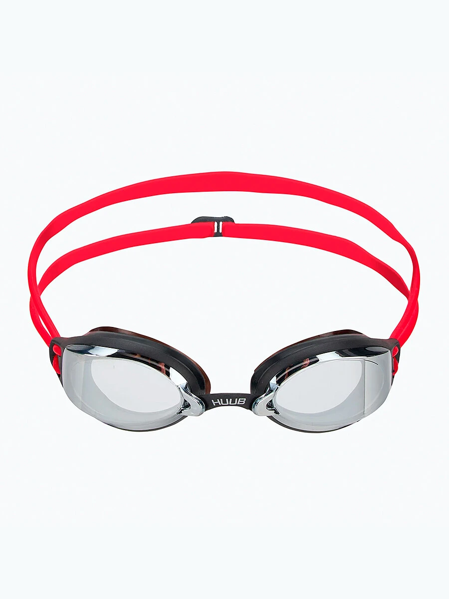 HUUB Очки для триатлона Brownlee Custom Air Goggle - Blk/Red + Lt Smoke Mirror