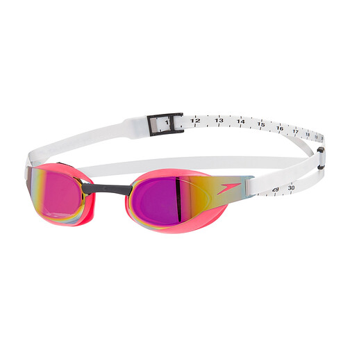 Speedo Очки для плавания Fastskin Elite Mirror White/Red