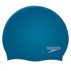 Speedo Шапочка для плавания Plain Moulded Silicone Cap Blue