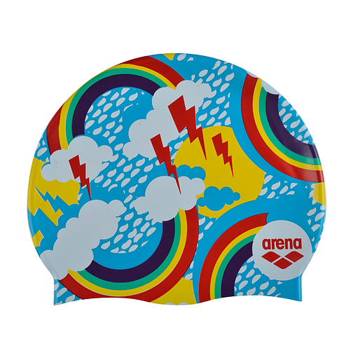 Arena Шапочка для плавания Print 2 Junior SS20 Rainbows Blue