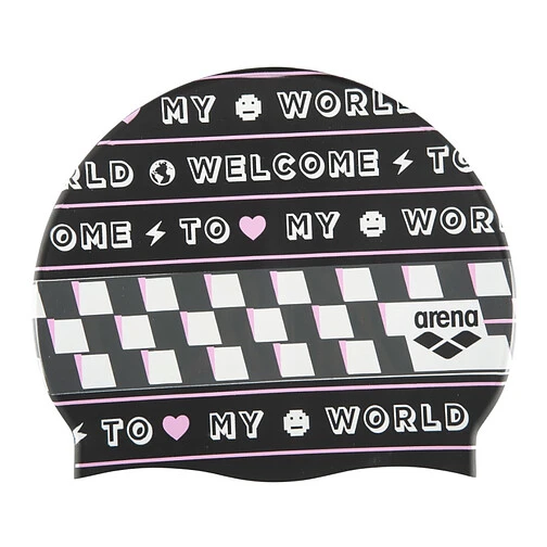 Arena Шапочка для плавания Print 2 AW20 Welcome Black