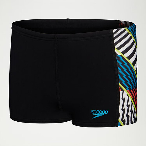 Speedo Плавки спортивные Boys Digital Panel Aquashort Black/Red/Blue