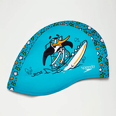 Speedo Шапочка для плавания Infant Learn to Swim Chima African Penguin Polyester Cap blue/green