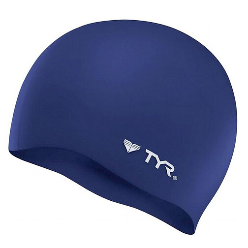 TYR Шапочка для плавания Wrinkle Free Navy