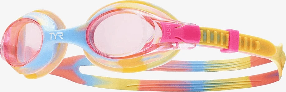 TYR Очки для плавания Swimple Tie-Dye Junior Pink/Orange/Yellow