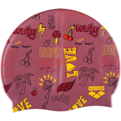 Arena Шапочка для плавания Print 2 AW20 Freedom Nectarine