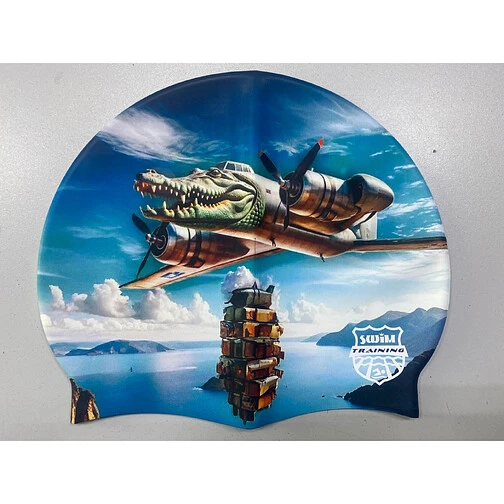 SwimTraining Шапочка для плавания ST Крокодило Бомбардиро