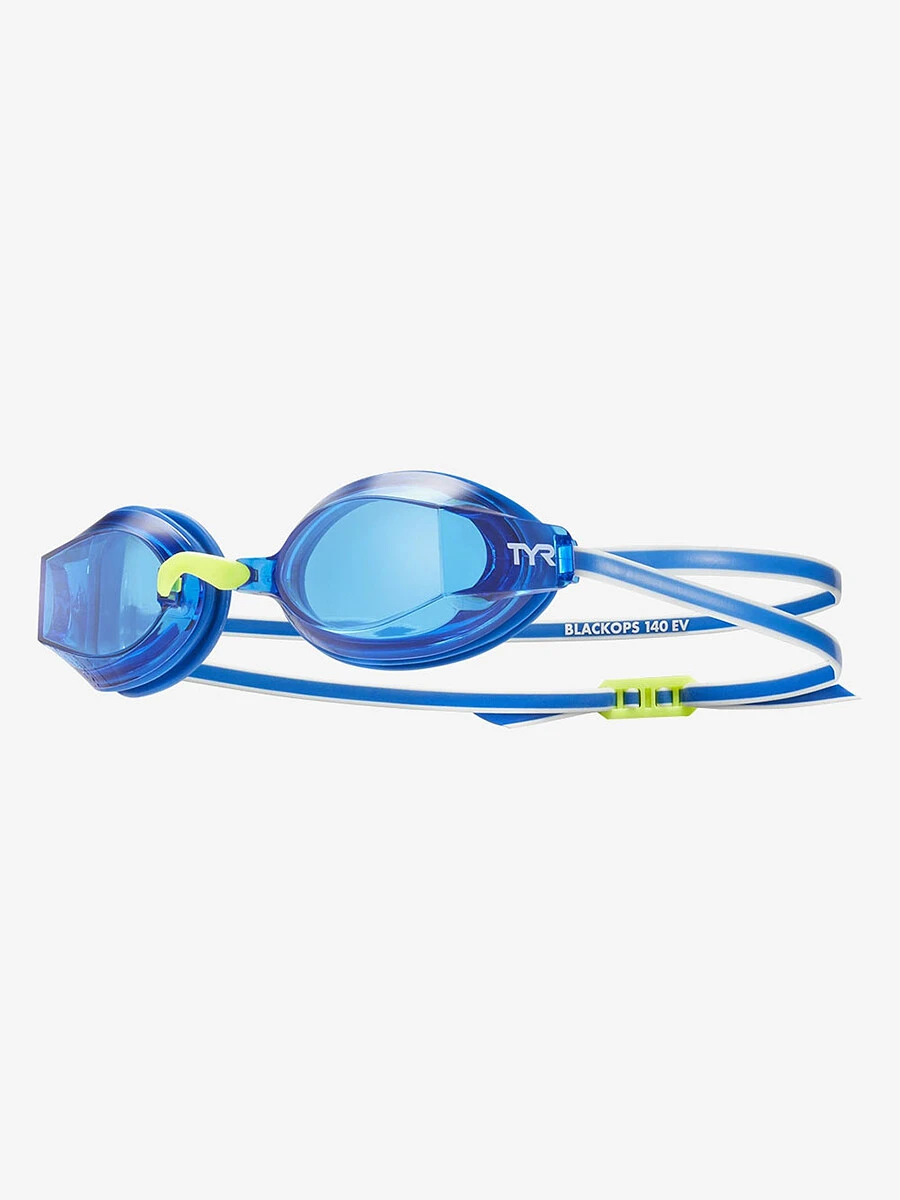 TYR Очки для плавания подростковые Youth Black Ops 140 EV Racing blue