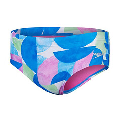 Speedo Плавки Club Training 13.5cm Allover Brief blue/pink