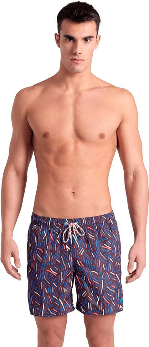 Arena Шорты для плавания BEACH BOXER ALLOVER sepia-multi