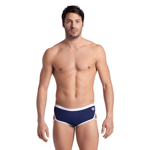 Arena Плавки ARENA ICONS SWIM LOW WAIST SHORT SOLID navy-white-red multi