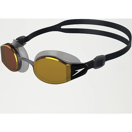 Speedo Очки для плавания Mariner Pro Mirror Goggle Black/Orange